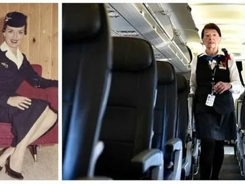 Vẻ đẹp của nữ tiếp viên hàng không già nhất thế giới ở tuổi 86