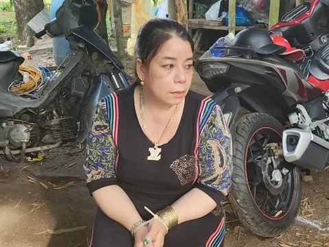 Tạm giữ người phụ nữ tiếp tay cho 40 con bạc trong vườn xoài