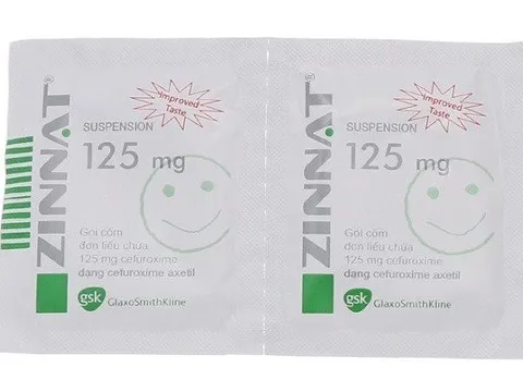 Thu hồi giấy đăng ký lưu hành thuốc Zinnat Suspension
