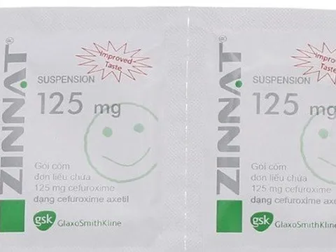 Thu hồi giấy đăng ký lưu hành tại Việt Nam của thuốc kháng sinh Zinnat Suspension