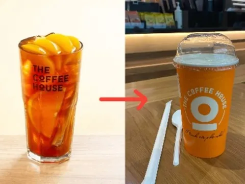 The Coffee House từ bỏ ly thủy tinh, sử dụng ly nhựa và thẻ rung tại cửa hàng, tiếp bước “trùm chuỗi cà phê” Highlands Coffee, Starbucks…