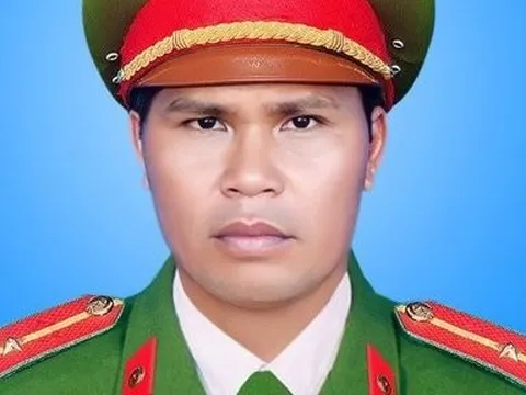 Thăng cấp hàm cho Phó Trưởng Công an xã hy sinh khi làm nhiệm vụ