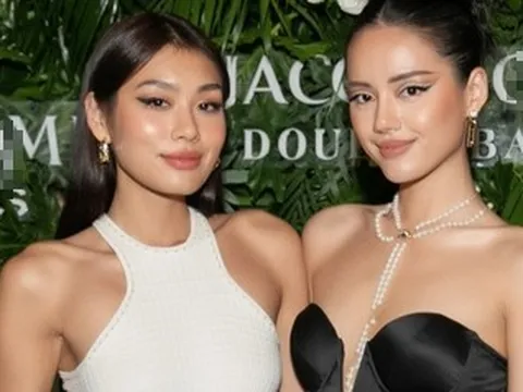 "Cô em Trendy" Khánh Linh đọ dáng cùng á hậu Lê Thảo Nhi