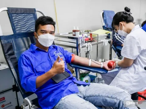 Cán bộ, đoàn viên Hội Luật gia Việt Nam tham gia hiến máu tình nguyện