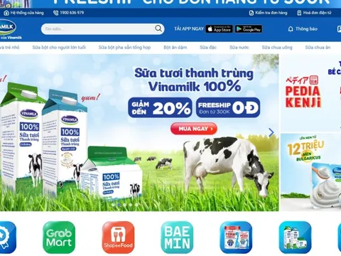 Vinamilk có 5 nhãn hiệu lot top 10 thương hiệu sữa và sản phẩm từ sữa được chọn mua nhiều nhất