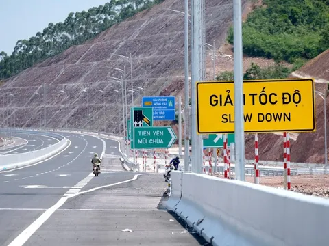 Toàn cảnh cao tốc Vân Đồn - Móng Cái trị giá hơn 11 nghìn tỉ đồng chuẩn bị đưa vào khai thác