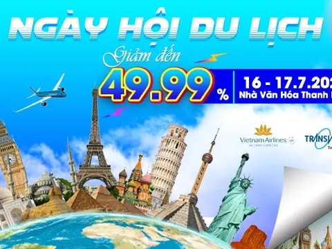 TransViet - Giảm giá tour đến 49,99% tại Ngày hội du lịch