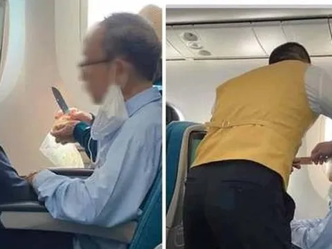 Hành khách cầm dao gọt trái cây lên máy bay chuyến VN208