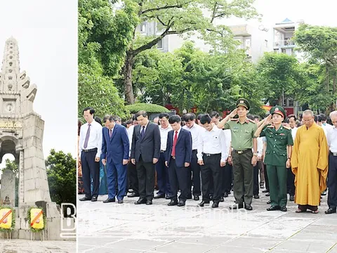 Dâng hương tưởng nhớ các Anh hùng Liệt sĩ tại Nam Định