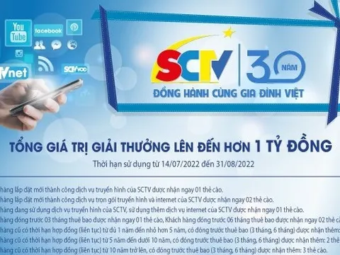 SCTV - 30 năm đồng hành cùng gia đình Việt