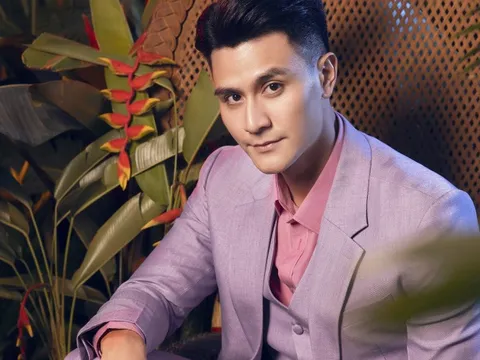 Vĩnh Thụy biến hóa với suit sắc màu