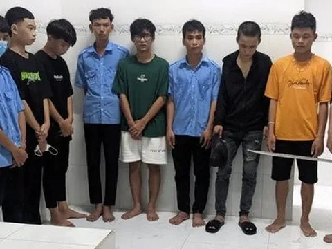 Bình Thuận: Bắt nhiều đối tượng dùng hung khí, bom xăng đi giải quyết mâu thuẫn