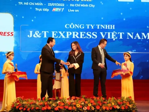 J&T Express được vinh danh "Top 10 Thương hiệu xuất sắc Châu Á 2022"