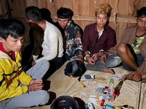 Lâm Đồng: Bắt sáu đối tượng sử dụng trái phép chất ma túy