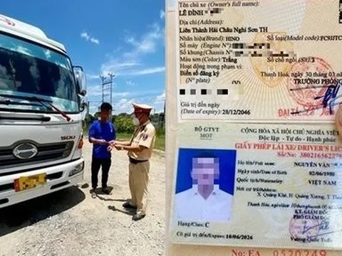 Điều tra vụ tài xế mua bằng giả trên Facebook để lái xe đường dài
