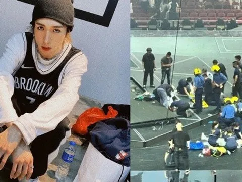 Bị màn hình 600 kg rơi vào đầu, nam vũ công xuất huyết não, gãy đốt sống cổ, liệt tứ chi