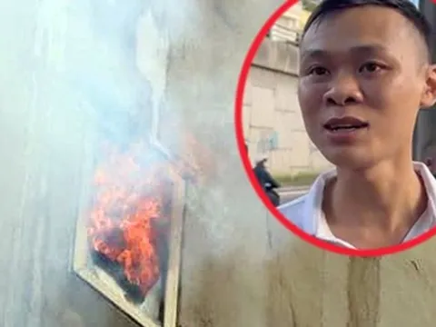 VIDEO nhân chứng kể lại vụ cháy quán karaoke: Khói bốc nghi ngút từ tầng 2 đến tầng 6, kính vỡ tung, lửa đỏ bao trùm cửa sổ