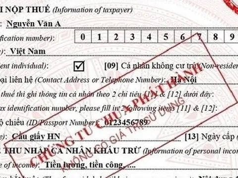 Nền tảng số quản lý chứng từ khấu trừ thuế thu nhập cá nhân điện tử