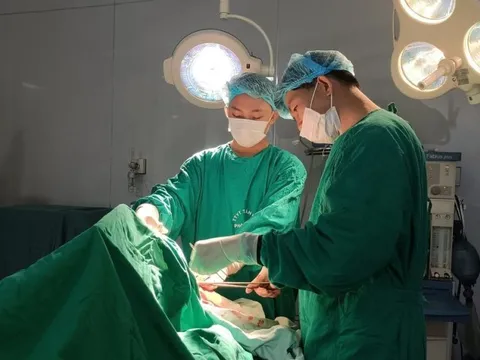 Phẫu thuật thành công khối u buồng trứng lớn ở bệnh nhân 85 tuổi