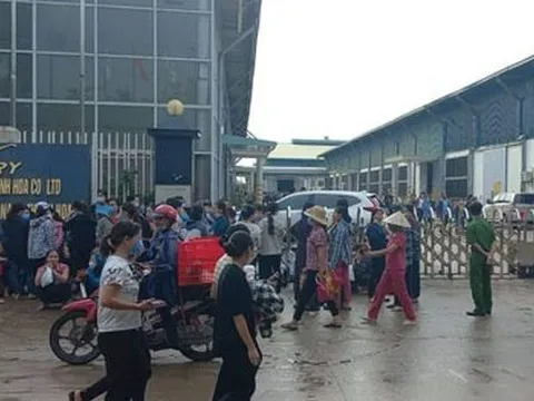 CÔNG TY TNHH IVORY VIỆT NAM (THANH HÓA): Lương thấp, gần 2.500 công nhân ngừng việc