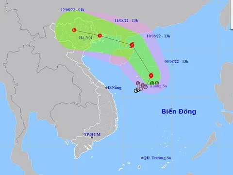 Áp thấp nhiệt đới mạnh lên thành bão số 2, biển động mạnh