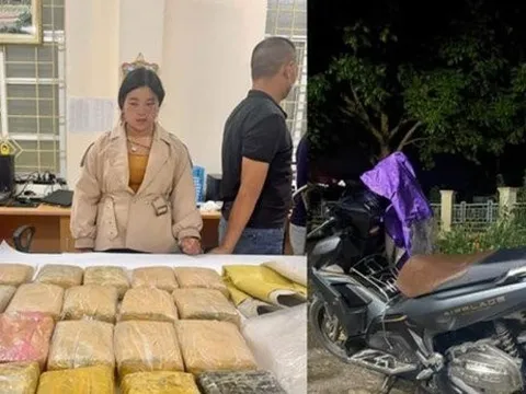 Bắt quả tang cô gái giấu 120.000 viên ma túy tổng hợp trong bao tải