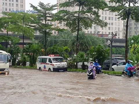 Tại sao khu vực tòa nhà Keangnam trở thành "điểm đen" ngập úng ở Hà Nội?