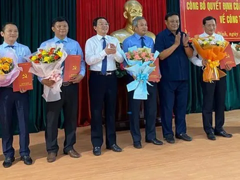 Bình Định điều động, luân chuyển, bổ nhiệm 7 nhân sự chủ chốt