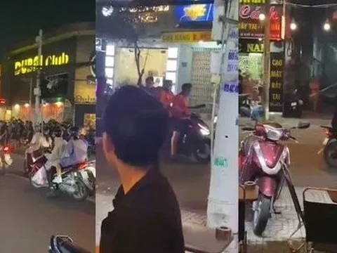 Nghi do mâu mâu thuẫn "giật đồ cúng cô hồn", nhóm thanh niên vác hung khí hỗn chiến