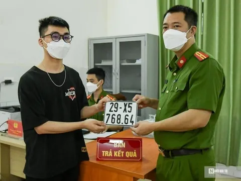 Đề xuất mới về đấu giá biển ô tô số đẹp