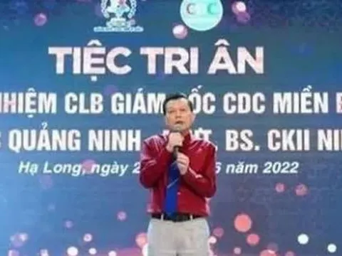 Cựu giám đốc CDC Quảng Ninh Ninh Văn Chủ bị kỷ luật cảnh cáo