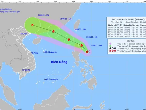 Áp thấp nhiệt đới mạnh lên thành bão, di chuyển rất nhanh về đất liền Trung Quốc