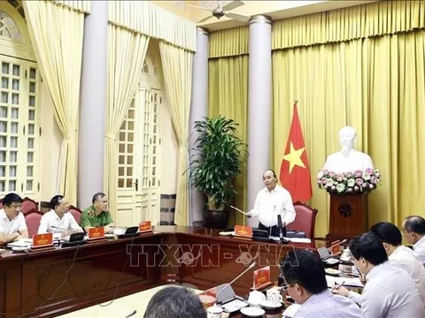 Chủ tịch nước làm việc với Thường trực Hội đồng Tư vấn đặc xá