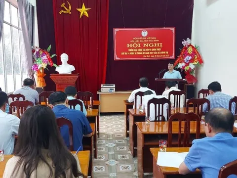 Hội Luật gia tỉnh Hòa Bình củng cố kiện toàn Ban chấp hành