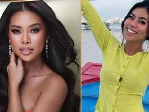 Nhan sắc bản sao Phạm Hương "gây sốt" tại Hoa hậu Hòa bình Việt Nam 2022