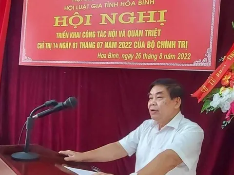 Hội luật gia tỉnh Hòa Bình triển khai thực hiện Chỉ thị số 14
