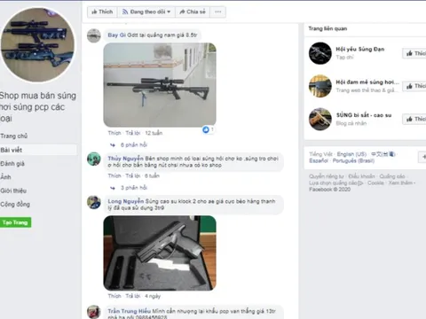 Vì sao khó xử lý hình sự việc rao bán công khai vũ khí trên mạng?