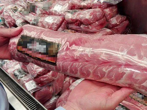 Lượng thịt lợn nhập khẩu liên tục giảm