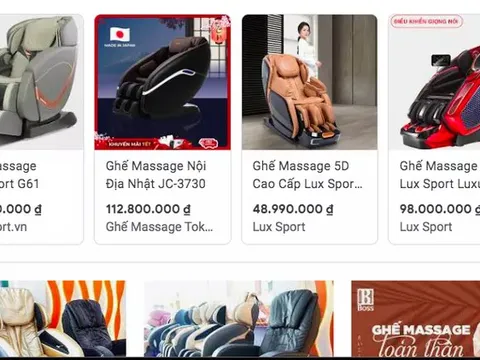Ghế massage Trung Quốc loạn giá, Bộ Tài chính nói gì?