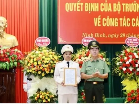 Đại tá Đặng Trọng Cường được bổ nhiệm làm Giám đốc Công an Ninh Bình