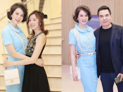 Thanh Mai đưa con gái cùng đi sự kiện, hội ngộ MC Trung Dũng