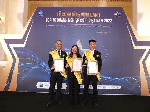 FPT IS lập hat-trick giải thưởng Top 10 doanh nghiệp CNTT