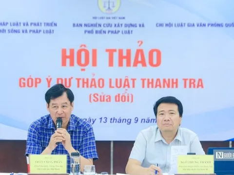Hội thảo góp ý dự thảo Luật Thanh tra (sửa đổi)