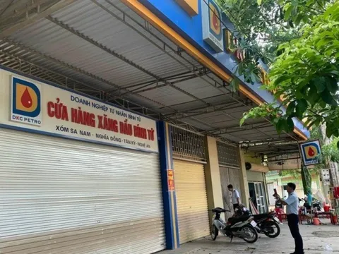 Nghệ An: Ngừng bán cho khách, cửa hàng xăng dầu bị phạt 15 triệu đồng