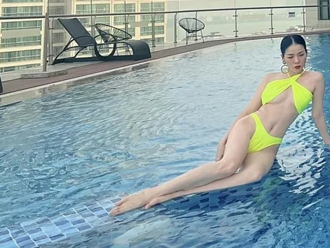 Sao Việt 18/9: Lệ Quyên diện bikini hở táo bạo ở tuổi 41