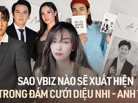 Dàn nghệ sĩ đình đám sẽ đổ bộ đám cưới của Diệu Nhi và Anh Tú