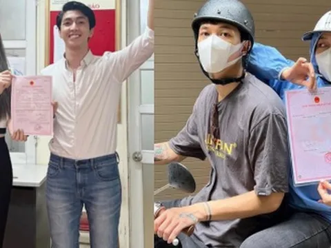 Diệu Nhi - Anh Tú và sao Việt tạo trào lưu khoe giấy đăng ký kết hôn