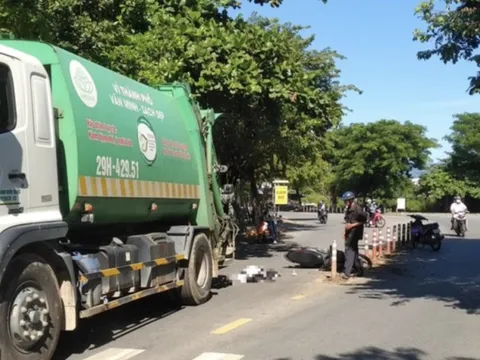 Đà Nẵng: Tìm người biết về vụ va chạm xe rác khiến nữ sinh tử vong