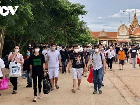 Kiên Giang tiếp nhận 226 công dân Việt Nam từ Campuchia về nước