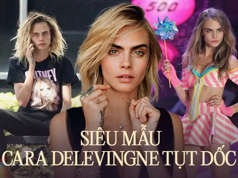 “Thiên thần Victoria's Secret” Cara Delevingne: Hình ảnh xuống dốc ngỡ ngàng